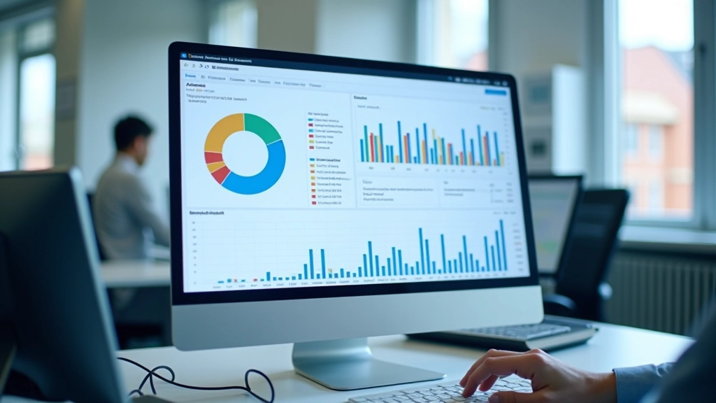 Statistik-Dashboard mit Produktionsmetriken und Auftragseingang-Daten für deutsche Industrieunternehmen